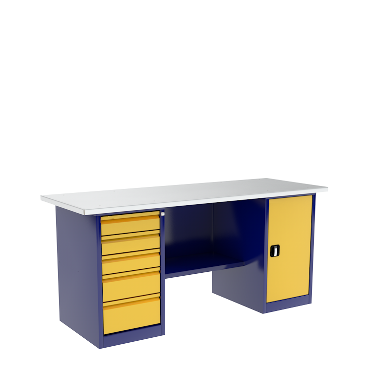 Верстак с тумбой и драйвером ВП-4Т/1,9 купить в Волгограде Верстак с тумбой и драйвером ВП-4Т/1,9 купить в Волгограде