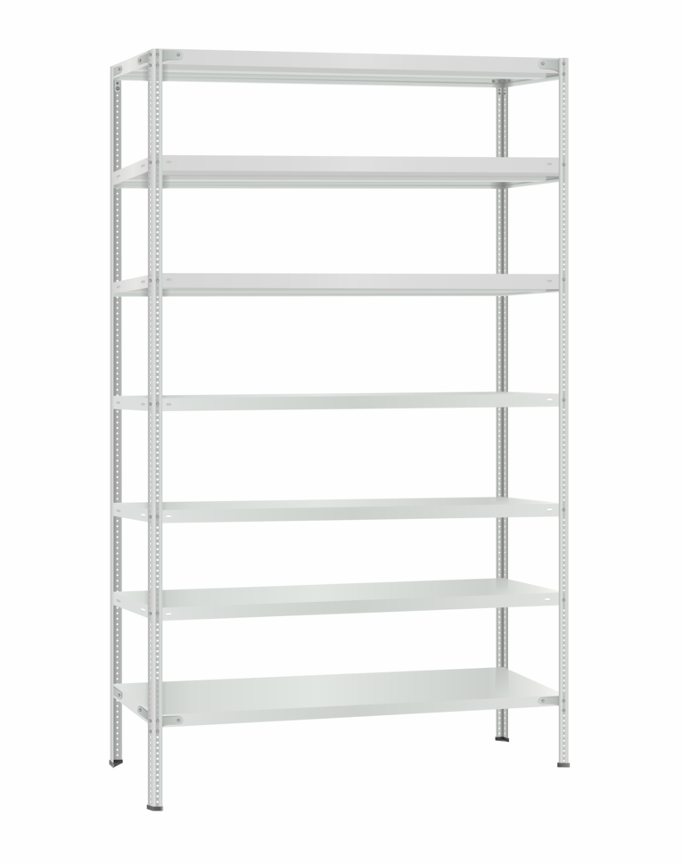 Стеллаж металлический Титан МС-500 3000х1200х400 7 полок купить в Волгограде Стеллаж металлический Титан МС-500 3000х1200х400 7 полок купить в Волгограде