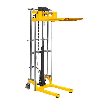 Ручной гидравлический штабелер SDDJS1500 (400 кг; 1,5 м; с вилами и площадкой) SMARTLIFT (SMART) купить в Волгограде Ручной гидравлический штабелер SDDJS1500 (400 кг; 1,5 м; с вилами и площадкой) SMARTLIFT (SMART) купить в Волгограде