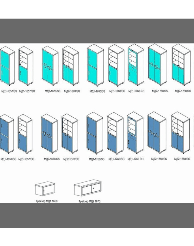 Медицинский шкаф HILFE МД 1 1760/SG купить в Волгограде Медицинский шкаф HILFE МД 1 1760/SG купить в Волгограде
