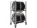 Стеллаж MS PRO 1350/781X606 передвижной для хранения до 4 шин купить в Волгограде