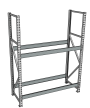 Стеллаж грузовой СГР 3000x1800x600 2 полки (без настила) Стеллаж грузовой СГР 3000x1800x600 2 полки (без настила)