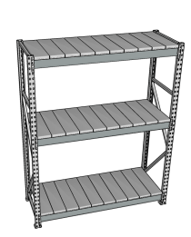 Стеллаж грузовой СГР 2000x1800x1000 3 полки (металл) Стеллаж грузовой СГР 2000x1800x1000 3 полки (металл)
