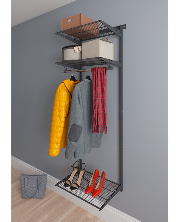 Гардеробная система Практик Home Basic G60 графит купить в Волгограде Гардеробная система Практик Home Basic G60 графит купить в Волгограде