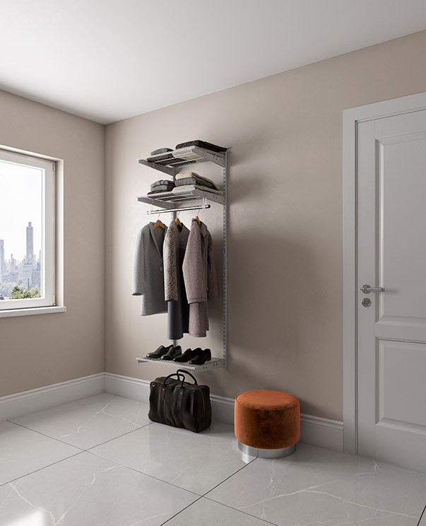 Гардеробная система Практик Home Basic G60 графит купить в Волгограде Гардеробная система Практик Home Basic G60 графит купить в Волгограде