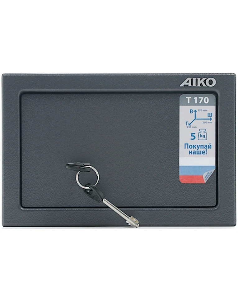 Мебельный сейф Aiko T-170 KL, вид спереди