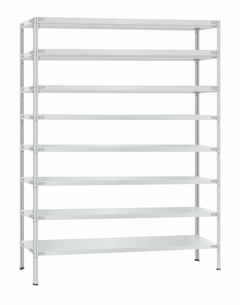 Стеллаж металлический Титан МС-900 2500x1000x300 8 полок купить в Волгограде Стеллаж металлический Титан МС-900 2500x1000x300 8 полок купить в Волгограде