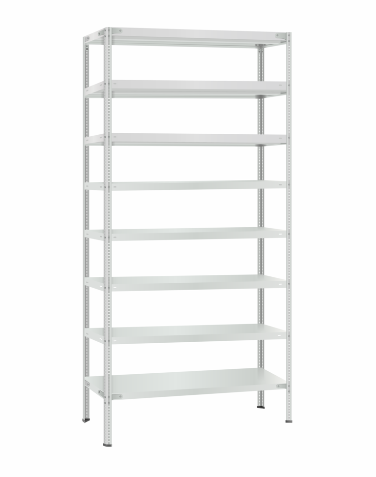 Стеллаж металлический Титан МС-500 2400х1000х300 8 полок купить в Волгограде Стеллаж металлический Титан МС-500 2400х1000х300 8 полок купить в Волгограде