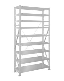 Стеллаж MS U 2000x700x600 9 полок (200 кг, металл) Стеллаж MS U 2000x700x600 9 полок (200 кг, металл)