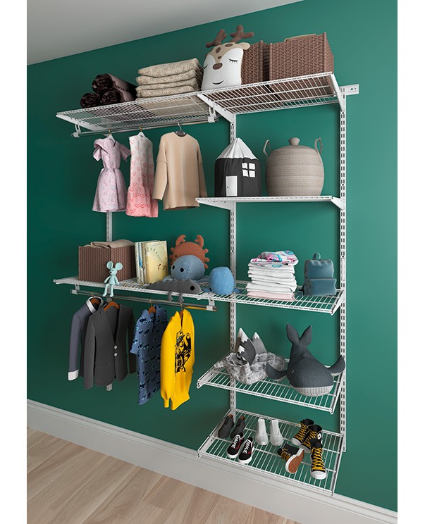 Гардеробная система Практик Home Optima G150 белая купить в Волгограде Гардеробная система Практик Home Optima G150 белая купить в Волгограде