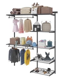 Гардеробная система Практик Home Optima G150 графит Гардеробная система Практик Home Optima G150 графит