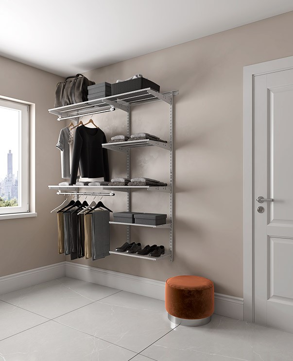 Гардеробная система Практик Home Optima G150 графит купить в Волгограде Гардеробная система Практик Home Optima G150 графит купить в Волгограде