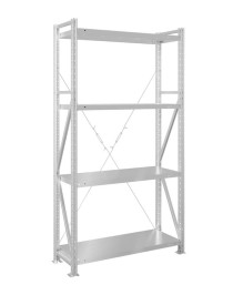 Стеллаж MS U 2500x1200x800 4 полки (180 кг, металл)