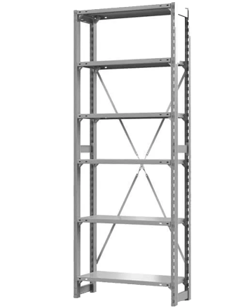 Стеллаж ТСУ 2200x1200x600 6 полок (150 кг, металл) купить в Волгограде