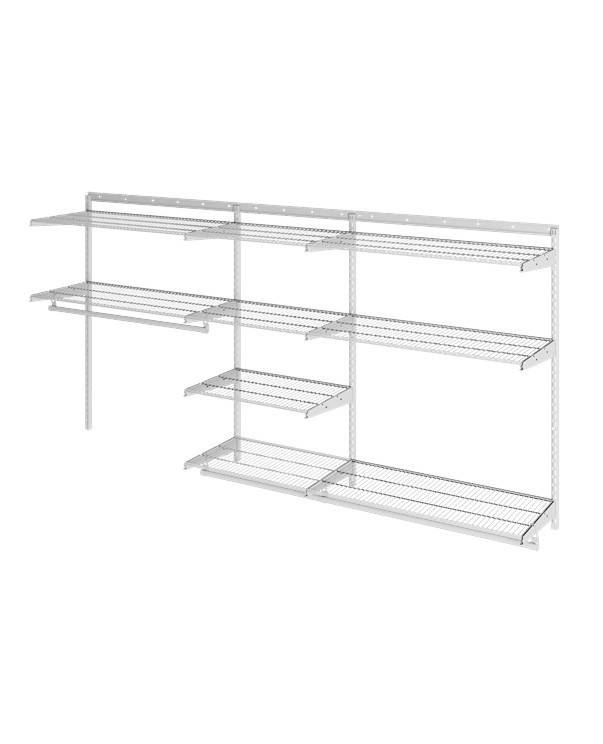 Гардеробная система Практик Home Optima G240 белая купить в Волгограде Гардеробная система Практик Home Optima G240 белая купить в Волгограде