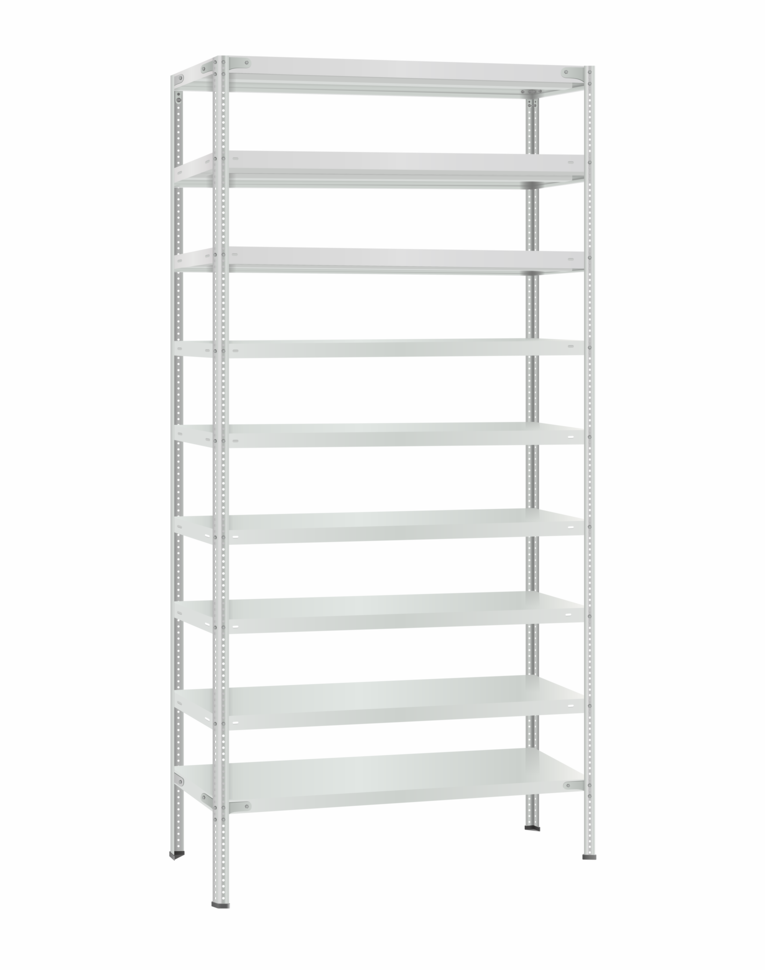 Стеллаж металлический Титан МС-500 2400х1000х500 9 полок купить в Волгограде Стеллаж металлический Титан МС-500 2400х1000х500 9 полок купить в Волгограде