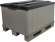 Контейнер 1200х800х860 мм сплошной разборный на п/паллет серый купить в Волгограде Контейнер 1200х800х860 мм сплошной разборный на п/паллет серый купить в Волгограде
