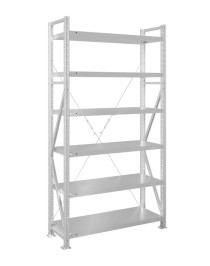 Стеллаж MS U 2000x700x400 6 полок (350 кг, металл)