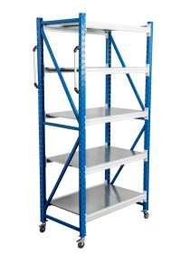 Стеллаж мобильный БиКом СТ-4 200x120x40 5 полок Стеллаж мобильный БиКом СТ-4 200x120x40 5 полок