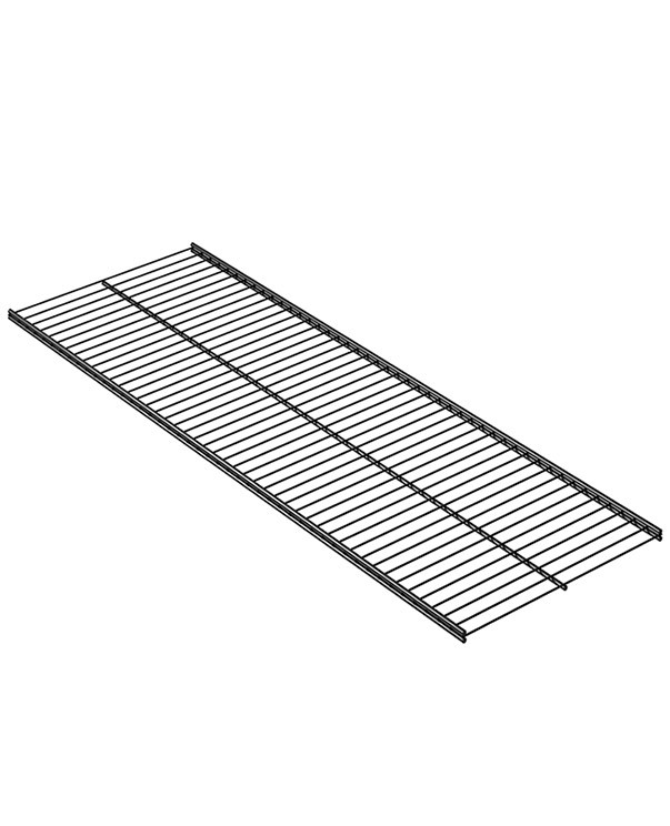 Полка сетчатая GSh 90х30 графит купить в Волгограде Полка сетчатая GSh 90х30 графит купить в Волгограде