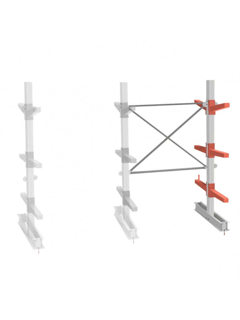 СТ-062 Стеллаж двухсторонний 3 яруса ДОП. купить в Волгограде СТ-062 Стеллаж двухсторонний 3 яруса ДОП. купить в Волгограде