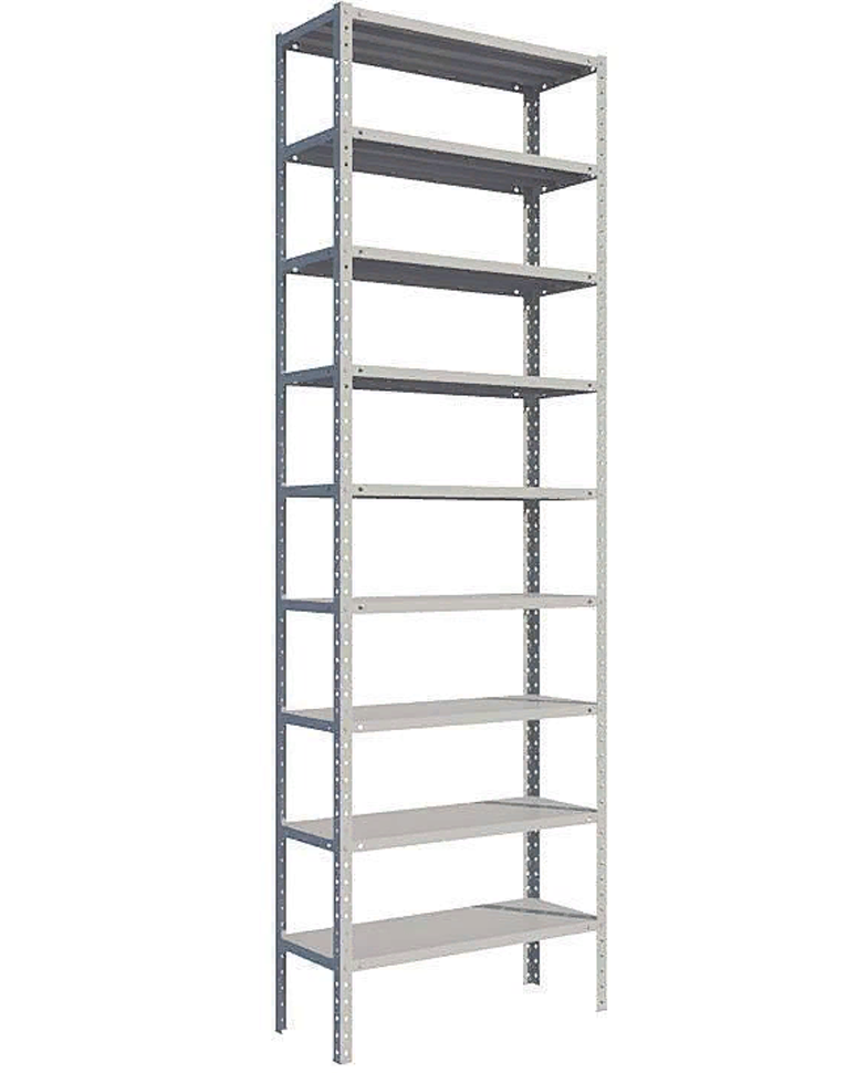 Стеллаж MS Standart 1600х1000х400 9 полок купить в Волгограде