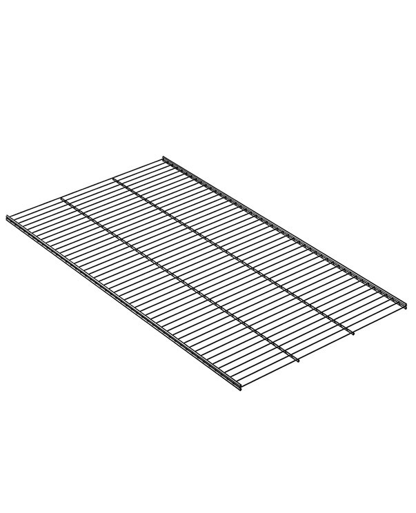 Полка сетчатая GSh 90х50 графит купить в Волгограде Полка сетчатая GSh 90х50 графит купить в Волгограде