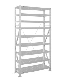 Стеллаж MS U 3000x700x800 9 полок (200 кг, перф)