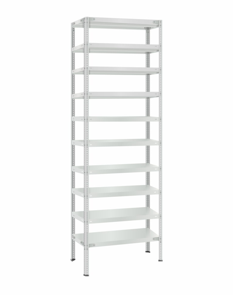 Стеллаж металлический Титан МС-500 3000х700х600 10 полок купить в Волгограде Стеллаж металлический Титан МС-500 3000х700х600 10 полок купить в Волгограде