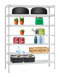 Стеллаж металлический Титан МС-900 3000x1000x600 7 полок Стеллаж металлический Титан МС-900 3000x1000x600 7 полок