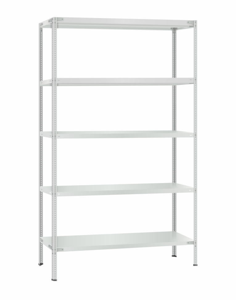 Стеллаж металлический Титан МС-500 2400х1200х400 5 полок купить в Волгограде Стеллаж металлический Титан МС-500 2400х1200х400 5 полок купить в Волгограде