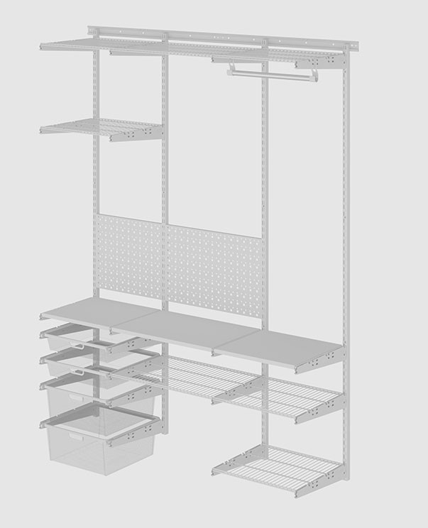 Гардеробная система Практик Home Дача 1 купить в Волгограде Гардеробная система Практик Home Дача 1 купить в Волгограде