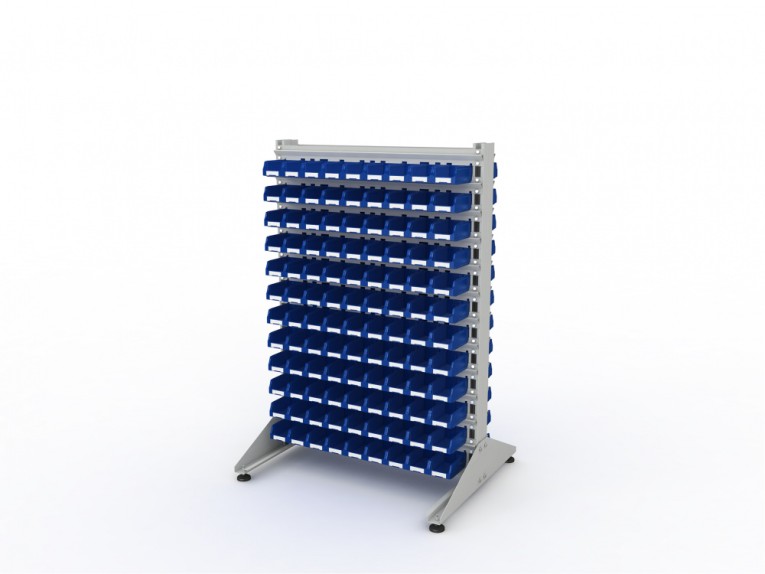 Стеллаж для пластиковых лотков SORTEX двухсторонний 1500x1000x800.01 купить в Волгограде Стеллаж для пластиковых лотков SORTEX двухсторонний 1500x1000x800.01 купить в Волгограде