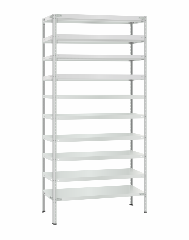 Стеллаж металлический Титан МС-500 3000х1000х300 10 полок купить в Волгограде Стеллаж металлический Титан МС-500 3000х1000х300 10 полок купить в Волгограде