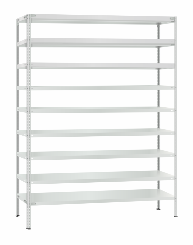 Стеллаж металлический Титан МС-500 2300х1500х500 9 полок купить в Волгограде Стеллаж металлический Титан МС-500 2300х1500х500 9 полок купить в Волгограде