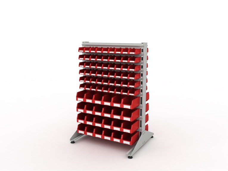 Стеллаж для пластиковых лотков SORTEX двухсторонний 1500x1000x800.04 купить в Волгограде Стеллаж для пластиковых лотков SORTEX двухсторонний 1500x1000x800.04 купить в Волгограде