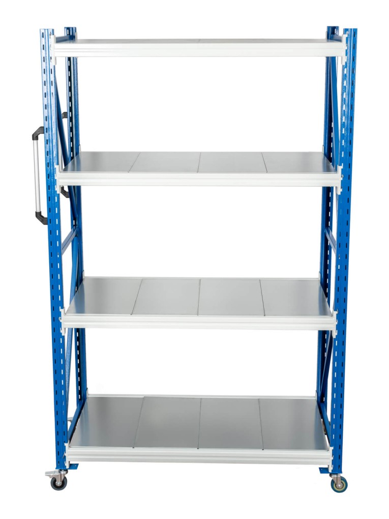 Стеллаж мобильный БиКом СТ-4 250x180x100 4 полки купить в Волгограде Стеллаж мобильный БиКом СТ-4 250x180x100 4 полки купить в Волгограде