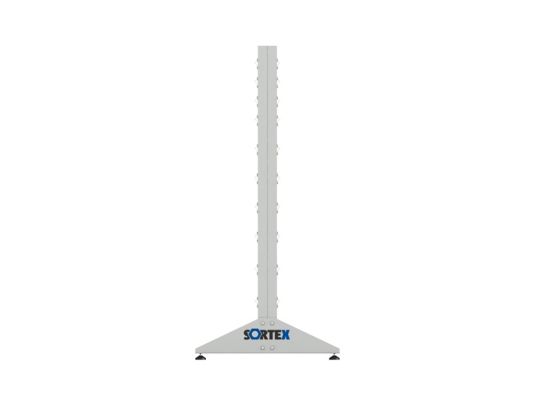 Стеллаж для пластиковых лотков SORTEX двухсторонний 1800x1000x800.04 купить в Волгограде