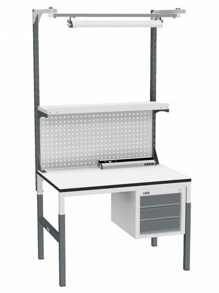 Стол монтажный ДиКом СР-М-100/90-05 ESD Пластик купить в Волгограде Стол монтажный ДиКом СР-М-100/90-05 ESD Пластик купить в Волгограде