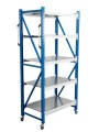 Стеллаж мобильный БиКом СТ-4 250x90x40 5 полок Стеллаж мобильный БиКом СТ-4 250x90x40 5 полок