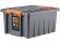 Контейнер особопрочный Rox Box PRO 36 (500х390х250 мм с крышкой и клипсами, антрацит) купить в Волгограде