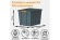 Контейнер особопрочный Rox Box PRO 50 (500х390х390 мм с крышкой и клипсами, на роликах, антрацит) купить в Волгограде