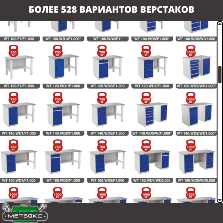 Верстак Profi WT120.WD1/WD5.000 купить в Волгограде Верстак Profi WT120.WD1/WD5.000 купить в Волгограде
