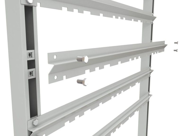 Стеллаж для пластиковых лотков SORTEX односторонний 1800x1000x450.04 купить в Волгограде