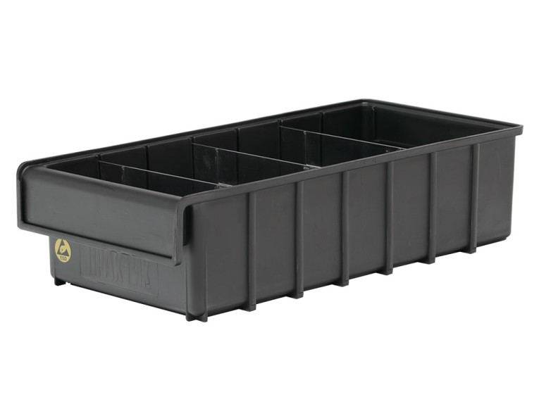 Ящик пластиковый Практик ESD 400x185x100 Ящик пластиковый Практик ESD 400x185x100