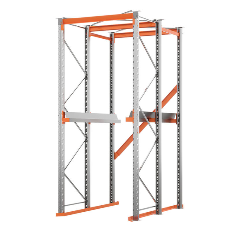 Стеллаж набивной паллетный (3000х1580х1800 мм), 1 линия, 2 яруса купить в Волгограде Стеллаж набивной паллетный (3000х1580х1800 мм), 1 линия, 2 яруса купить в Волгограде