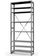 Стеллаж ТСУ 2000x700x800 8 полок (150 кг, перф) Стеллаж ТСУ 2000x700x800 8 полок (150 кг, перф)