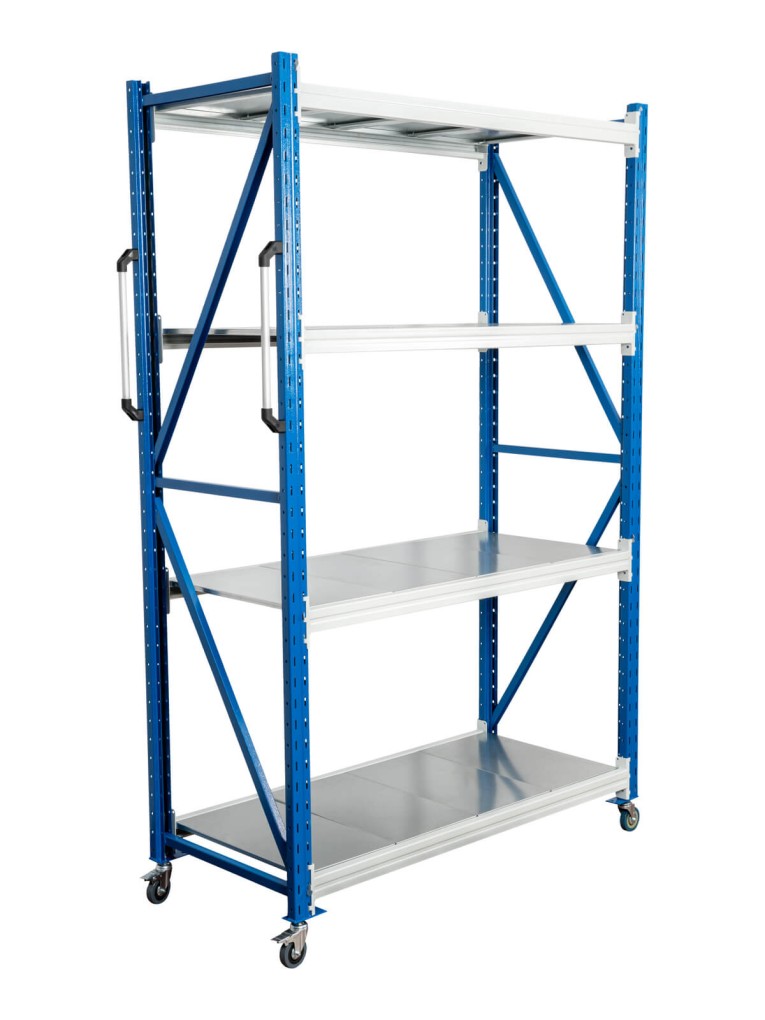 Стеллаж мобильный БиКом СТ-4 200x210x90 4 полки купить в Волгограде Стеллаж мобильный БиКом СТ-4 200x210x90 4 полки купить в Волгограде