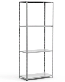Стеллаж металлический Титан МС-750 1500x1000x300 4 полки Стеллаж металлический Титан МС-750 1500x1000x300 4 полки