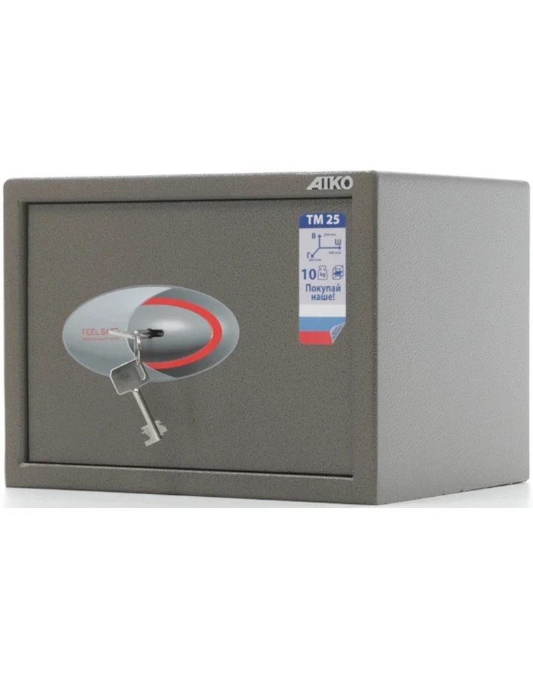 Офисный сейф Aiko TM-25, закрытый вид справа Офисный сейф Aiko TM-25, закрытый вид справа